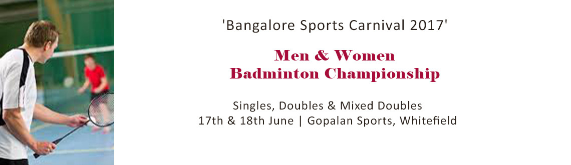 Mens & Women Badminton Championship - BSC2017
